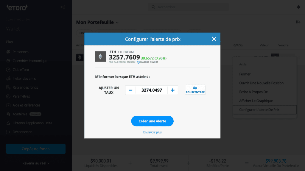 Comment acheter Ethereum sur eToro : Guide clair de 6 étapes 16 Comment acheter Ethereum sur eToro : Guide clair de 6 étapes